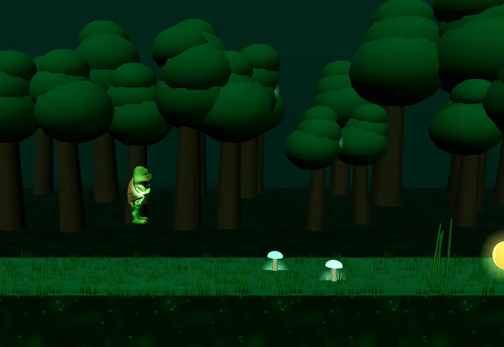 Tidefall — bioluminescent platformer & colony builder, free browser game by HashCoreAI